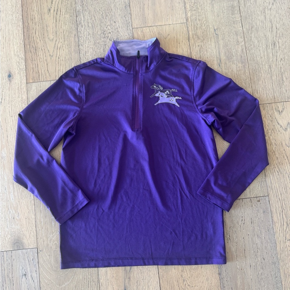 Kerrits Girls Half Zip Pullover Purple XL